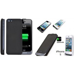 Coverbatteria per Iphone 5/5s ultrasottile 2200Mah (1 carica completa)